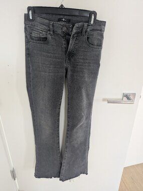 7 for All Mankind Cropped Flared Jeans